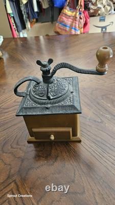 Vintage Cast Iron Coffee Grinder