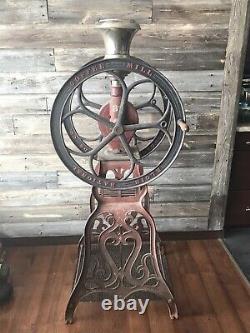 Vintage Cast Iron Coffee Grinder Woodruff & Edwards Co. Elgin Coffee Mill