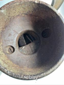 Vintage Cast Iron General Store Wheel Coffee Grinder Decor Country