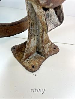 Vintage Cast Iron General Store Wheel Coffee Grinder Decor Country