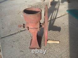 Vintage Cast Iron No. 1 1/2 General Store Wheel Coffee Grinder Decor Country