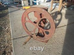 Vintage Cast Iron No. 1 1/2 General Store Wheel Coffee Grinder Decor Country