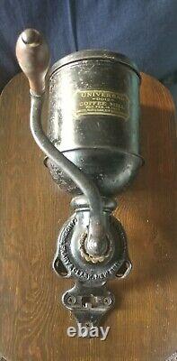 Vintage Cast Iron Universal Coffee Grinder withCup by Landers, Frary & Clark