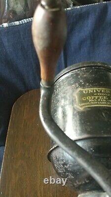 Vintage Cast Iron Universal Coffee Grinder withCup by Landers, Frary & Clark