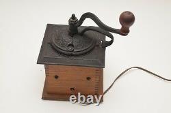 Vintage Coffee Grinder Clock