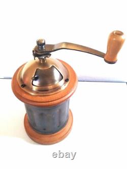 Vintage Coffee Grinder Masterpiece Old Manual Coffee Grinder Clever Brown + Box