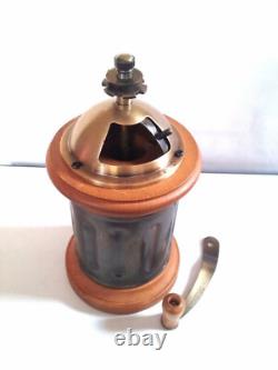 Vintage Coffee Grinder Masterpiece Old Manual Coffee Grinder Clever Brown + Box