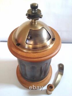 Vintage Coffee Grinder Masterpiece Old Manual Coffee Grinder Clever Brown + Box