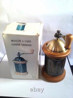 Vintage Coffee Grinder Masterpiece Old Manual Coffee Grinder Clever Brown + Box