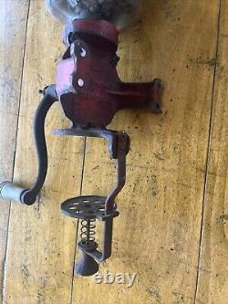 Vintage Coffee Grinder Mill Wall Mount Arcade