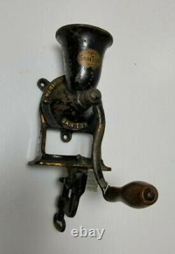 Vintage Coffee Grinder Santoy no 0 Weiball Harden England RARE