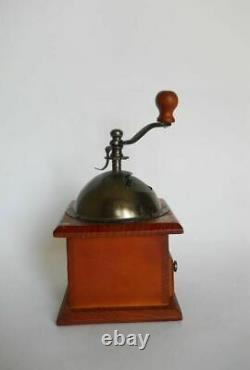 Vintage Coffee Grinder The Material is Wood Made of Meta Free Shipping
