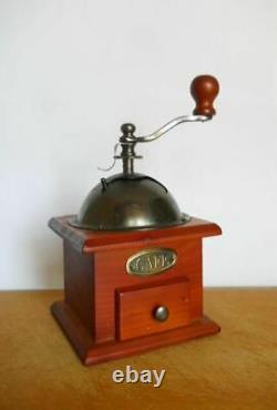 Vintage Coffee Grinder The Material is Wood Made of Meta Free Shipping