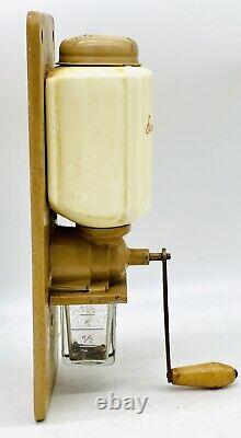 Vintage Coffee Grinder Wall Mounted Coffee Mill, Antique Ceramic Unique Rare