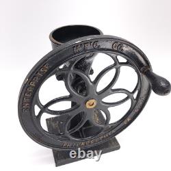 Vintage Coffee Mill Grain Grinder Antique Cast Iron Enterprise Mfg #50 Grist