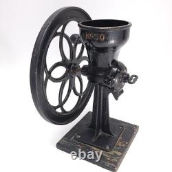 Vintage Coffee Mill Grain Grinder Antique Cast Iron Enterprise Mfg #50 Grist