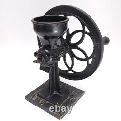 Vintage Coffee Mill Grain Grinder Antique Cast Iron Enterprise Mfg #50 Grist
