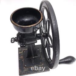 Vintage Coffee Mill Grain Grinder Antique Cast Iron Enterprise Mfg #50 Grist