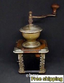 Vintage Collectible Coffee Grinder Rare Germany Kissing and Mollmann 1910-1920
