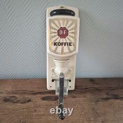 Vintage D. E. DOUWE EGBERTS Wall mounted Coffee Mill Grinder Moulin cafe Koffie