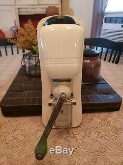 Vintage Dutch Van Nelle Ceramic Wall Coffee Grinder MILL