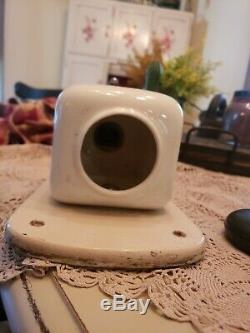 Vintage Dutch Van Nelle Ceramic Wall Coffee Grinder MILL