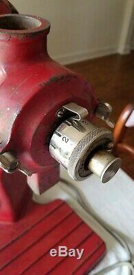 Vintage Electric Stimpson Coffee Grinder Mill Working! Computing Scale Cast Iron