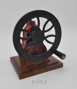 Vintage Elma Cast Iron Single Wheel Coffee Grinder withOriginal Gears