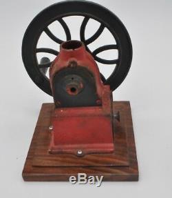 Vintage Elma Cast Iron Single Wheel Coffee Grinder withOriginal Gears