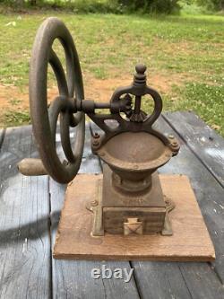 Vintage Elma Cast Iron Table Top Coffee Grinder