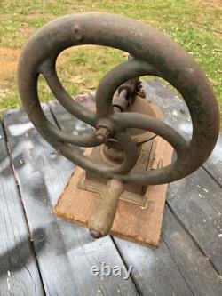 Vintage Elma Cast Iron Table Top Coffee Grinder