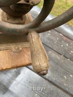 Vintage Elma Cast Iron Table Top Coffee Grinder