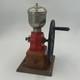 Vintage Elma Coffee Grinder All Metal with Wood Base Made in Spain