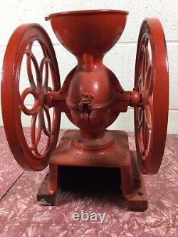 Vintage Enterprise Philadelphia cast iron MANUAL coffee grinder Grinding