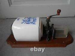 Vintage French CERAMIC COFFEE GRINDER MILL