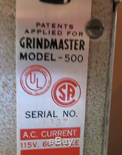 Vintage Grindmaster Model 500 Coffee Grinder