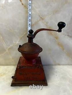 Vintage Grismold Grand Union Tea Co. Iron Coffee Grinder