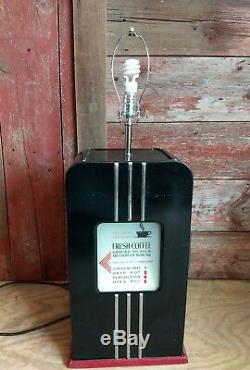 Vintage Hobart Coffee Grinder Model 3430 table lamp coffee shop decor repurpose