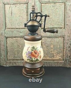 Vintage Italian Coffee Grinder Mill Moulin cafe Molinillo caffe c1960