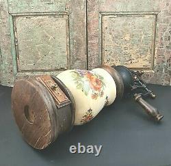 Vintage Italian Coffee Grinder Mill Moulin cafe Molinillo caffe c1960