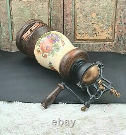 Vintage Italian Coffee Grinder Mill Moulin cafe Molinillo caffe c1960