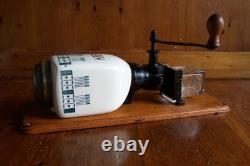 Vintage Java Wall Mount Coffee Grinder Mill from Germany in Mint Condition