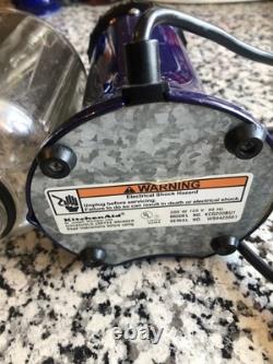 Vintage KItchenaid a-9 Kcg 200 Purple Burr Coffee Grinder RareWorks Great