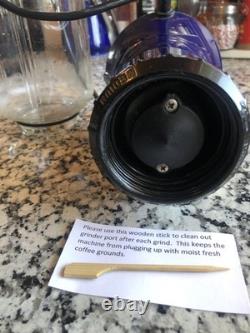 Vintage KItchenaid a-9 Kcg 200 Purple Burr Coffee Grinder RareWorks Great