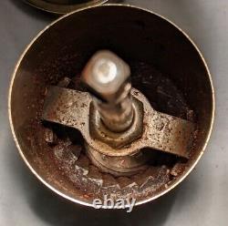 Vintage KYM Brass German Coffee Grinder