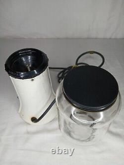 Vintage KitchenAid HOBART Coffee Mill Grinder A-9 WORKS Original Jar & Lid