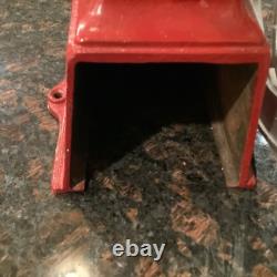 Vintage LIE PATENTADO Coffee Grinder Mill Cast-Iron RED