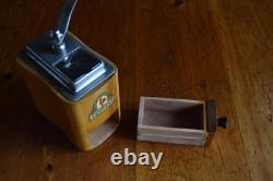 Vintage Lehnartz Coffee Grinder Mill made in Germany Beautiful Design and Patina