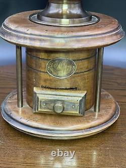 Vintage Manual Coffee Grinder, Continental, Fruitwood, Rotary Mill, Circa 1940