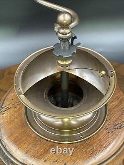 Vintage Manual Coffee Grinder, Continental, Fruitwood, Rotary Mill, Circa 1940